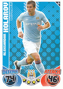 Aleksandar Kolarov Manchester City 2010/11 Topps Match Attax #186